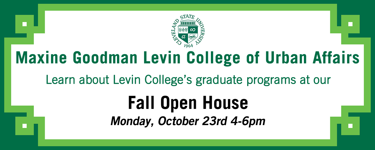 Levin College Fall 2017 Open House